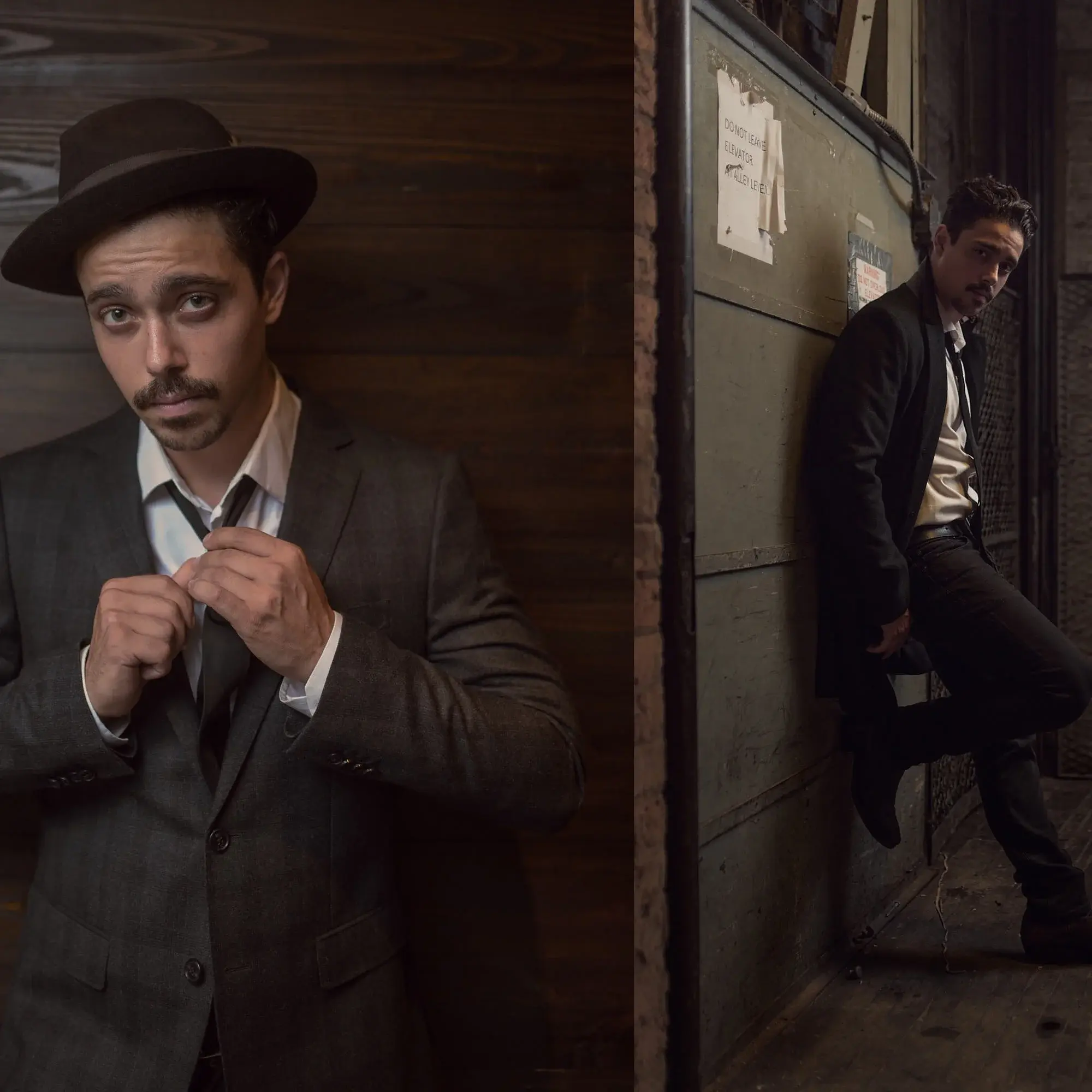 Claron Hayden’s Cinematic Portrait by Michael Schacht Claron Hayden's expressive features shine in this atmospheric headshot, the actor's charisma amplified by Schacht's masterful use of shadow and light at Savage One studio.