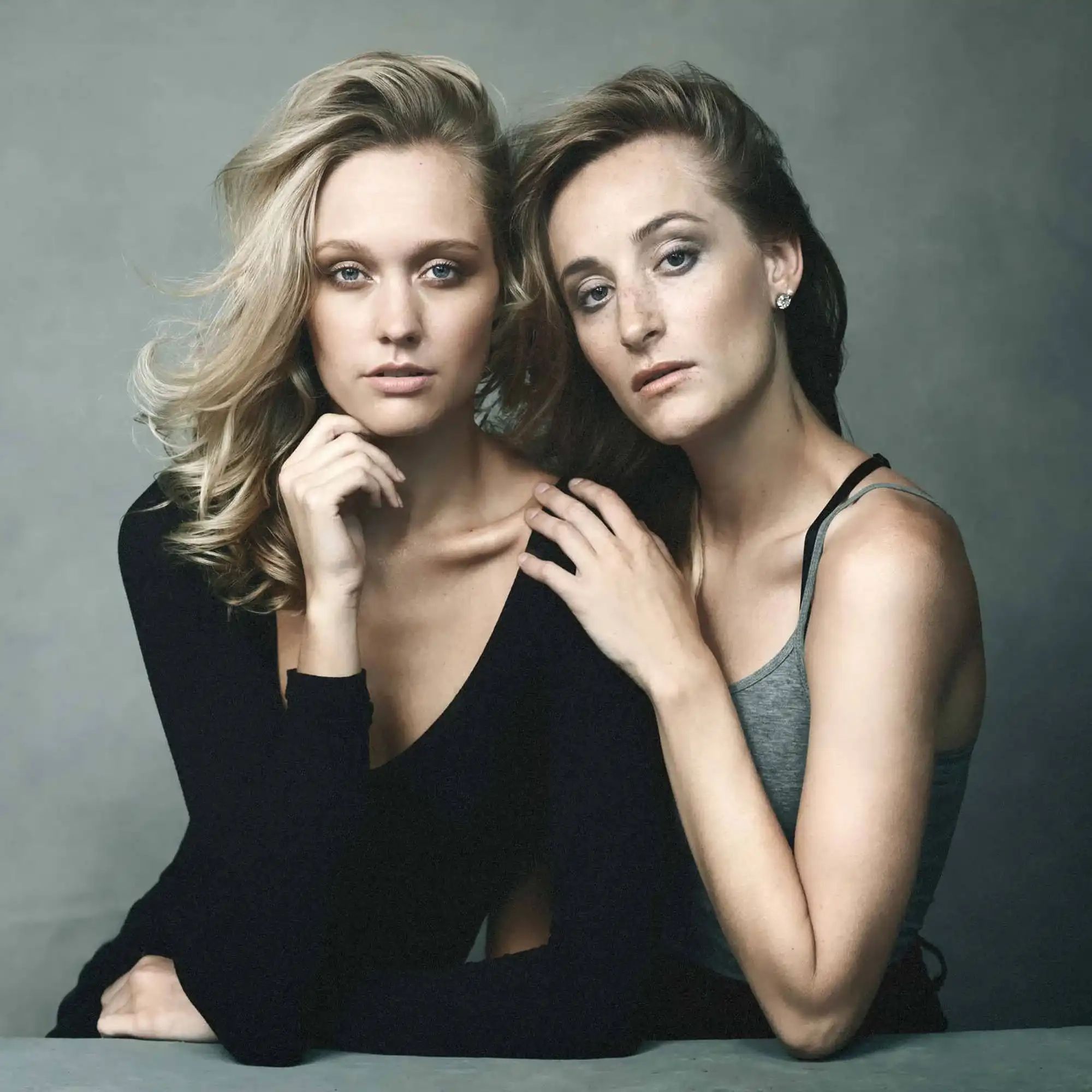 Vanity fair inspired couple portrait of Andrea Susan Bush by Chicago Headshot Photographer Michael Schacht Vanity fair inspired couple portrait of Andrea Susan Bush by Chicago Headshot Photographer Michael Schacht photographed in his west loop Fulton market photography studio.